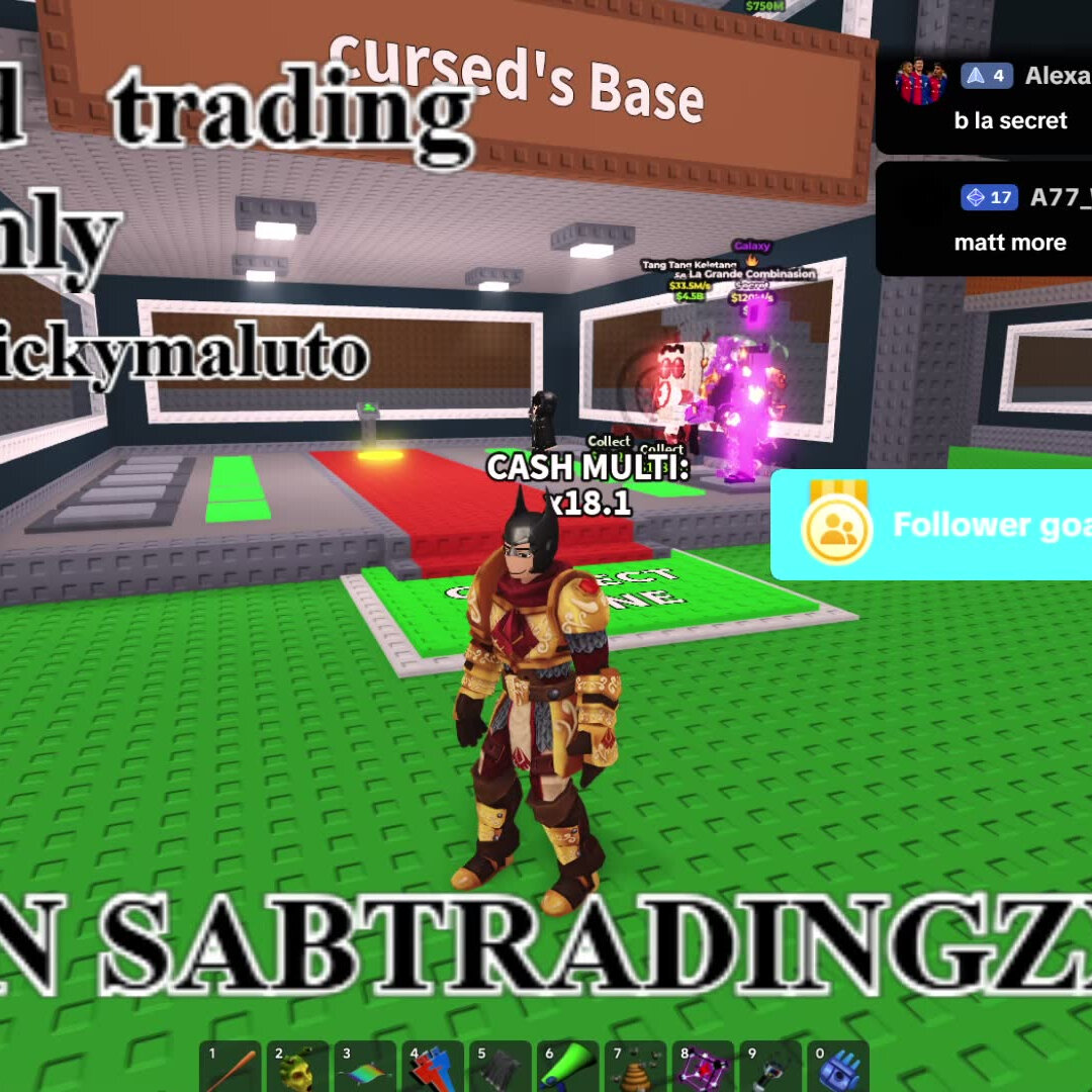 The Following Back Sab Trading Pvp1k Is Live Tiktok Live